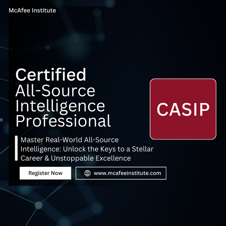 Certified All-Source Intelligence Professional (CASIP)