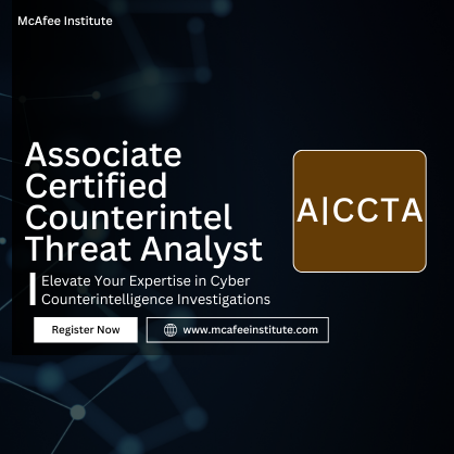Associate Certified Counterintelligence Threat Analyst (A|CCTA)