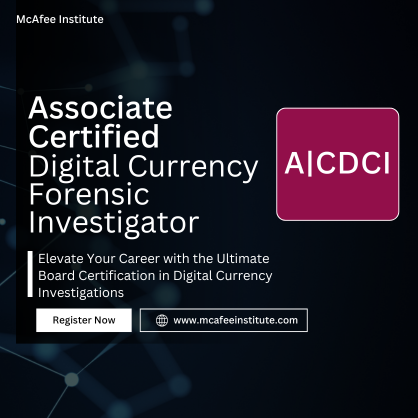 Associate Certified Digital Currency Investigator (A|CDCI)